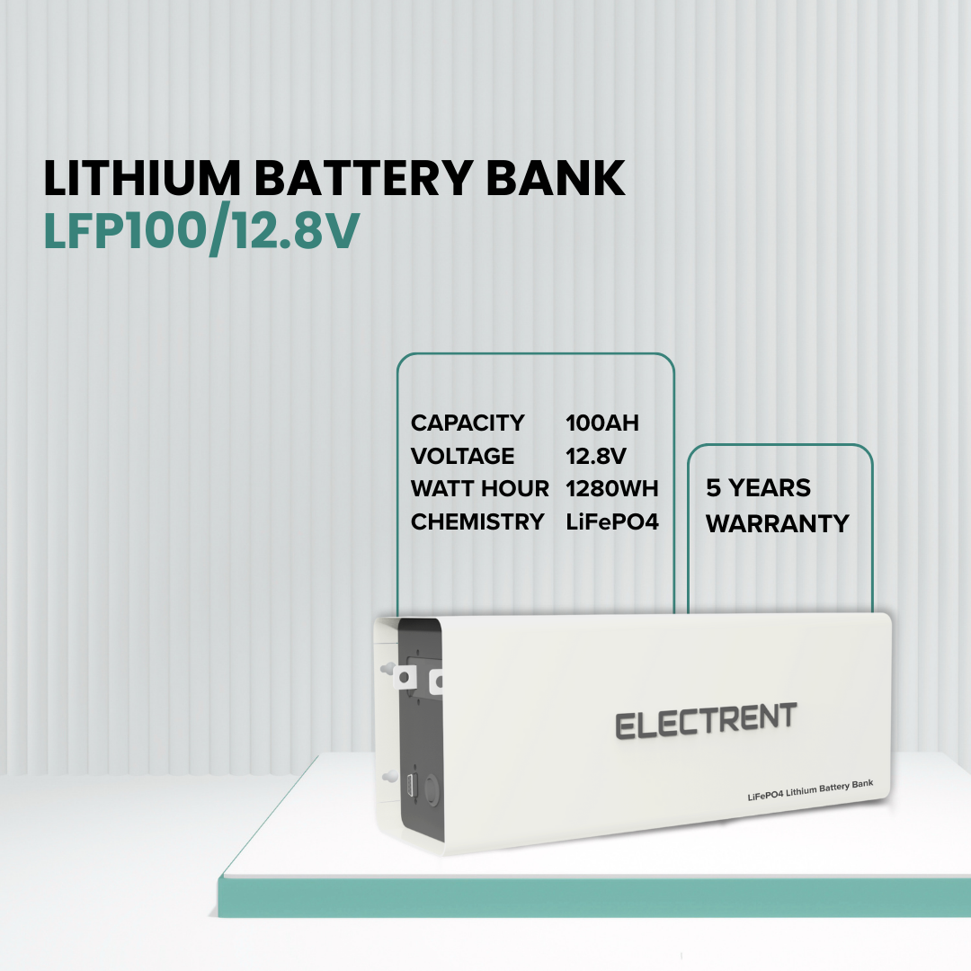 lithium Battery Bank LFP100/12.8V