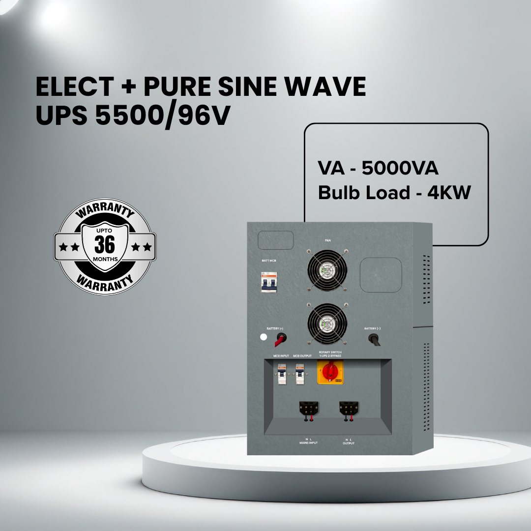 ELECT+ Pure Sine Wave UPS 5500/96V