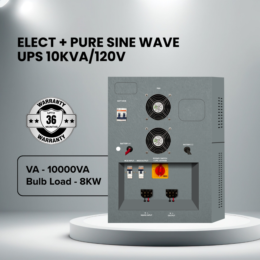 ELECT+ Pure Sine Wave UPS 10000/120V