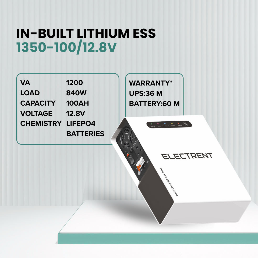In-built Lithium ESS 1350-100/12.8V