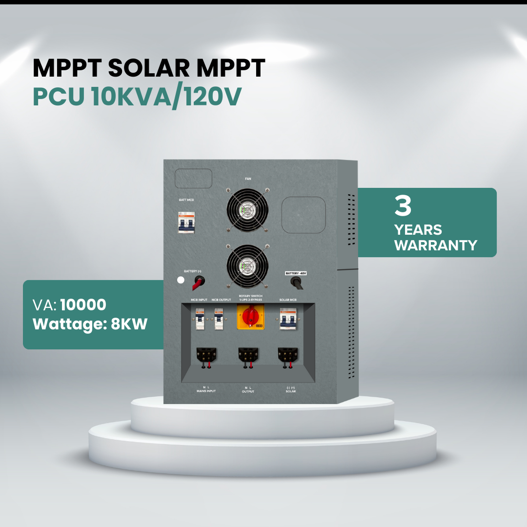 Solar Hybrid MPPT PCU 10KVA/120V
