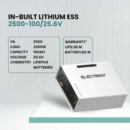 In-built Smart Lithium ESS 2500-100/25.6V