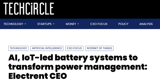 AI, IoT-led battery systems to transform power management: Electrent CEO