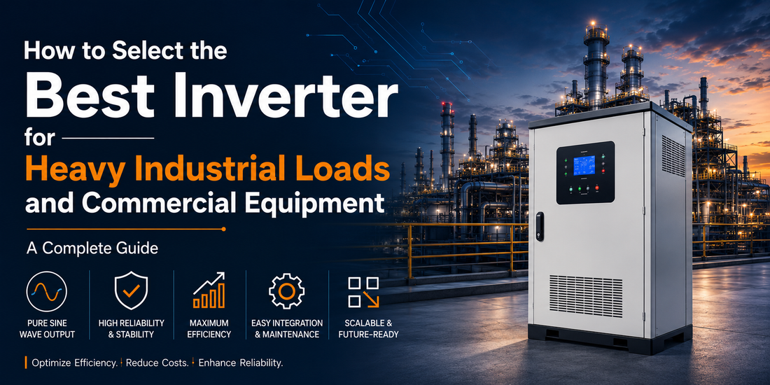 Best Inverter for Heavy Industrial Loads and Commercial Equipment