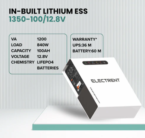 In-built Lithium ESS 1350-100/12.8V