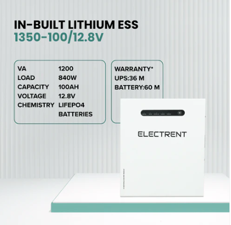 In-built Lithium ESS 1350-10012.8V
