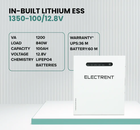 In-built Lithium ESS 1350-100/12.8V