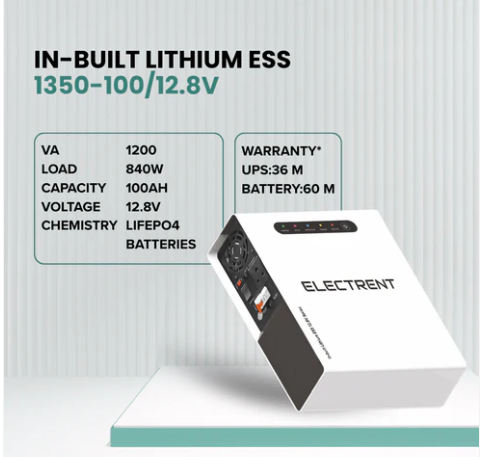 In-built Lithium ESS 1350-100/12.8V