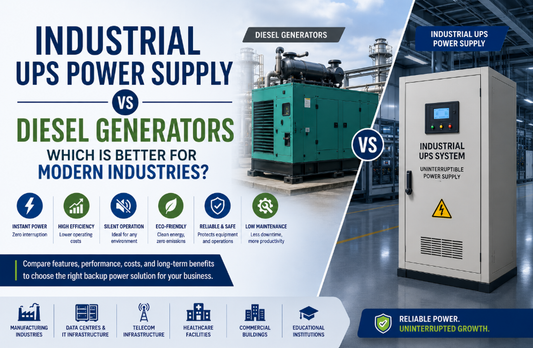 Industrial UPS Power Supply vs Diesel Generators: Which Is Better for Modern Industries?