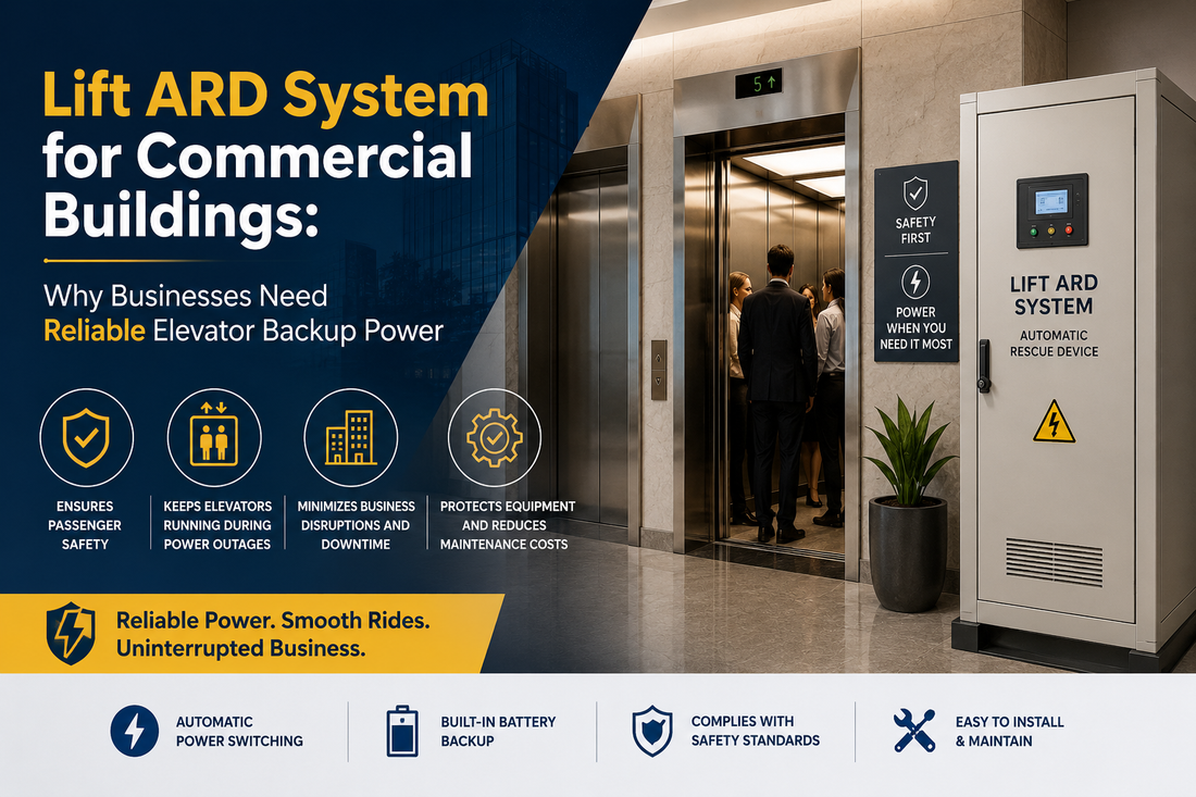 Lift ARD System for Commercial Buildings: Why Businesses Need Reliable Elevator Backup Power