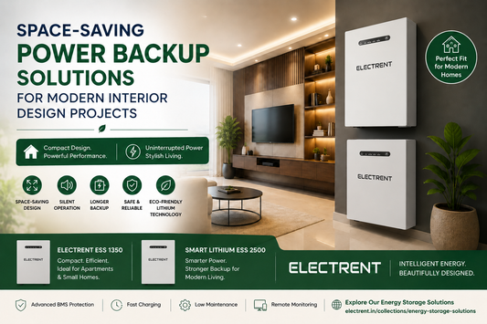 Space-Saving Power Backup Solutions for Modern Interior Design Projects