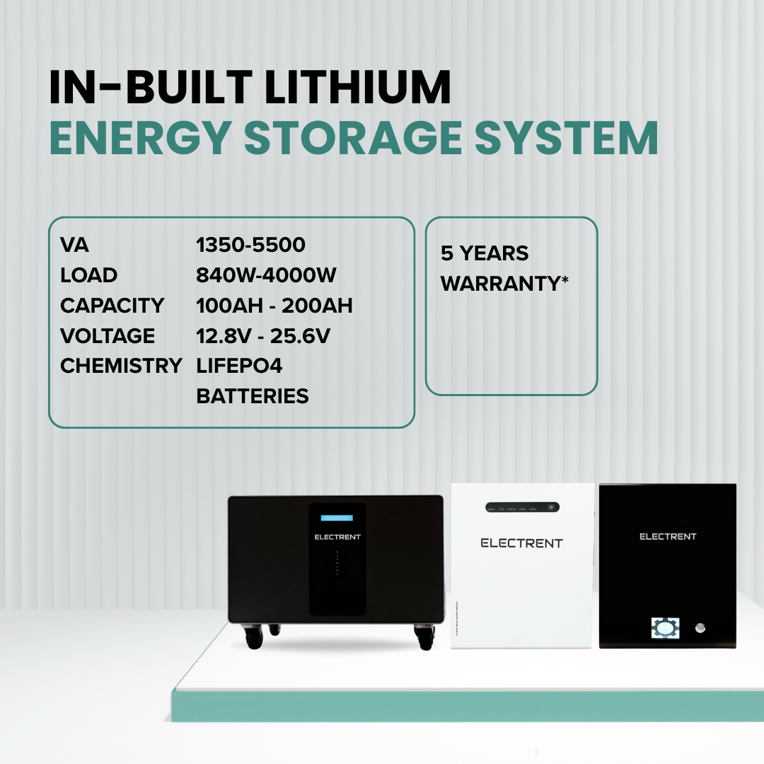In-built Lithium Energy Storage System (ESS)
