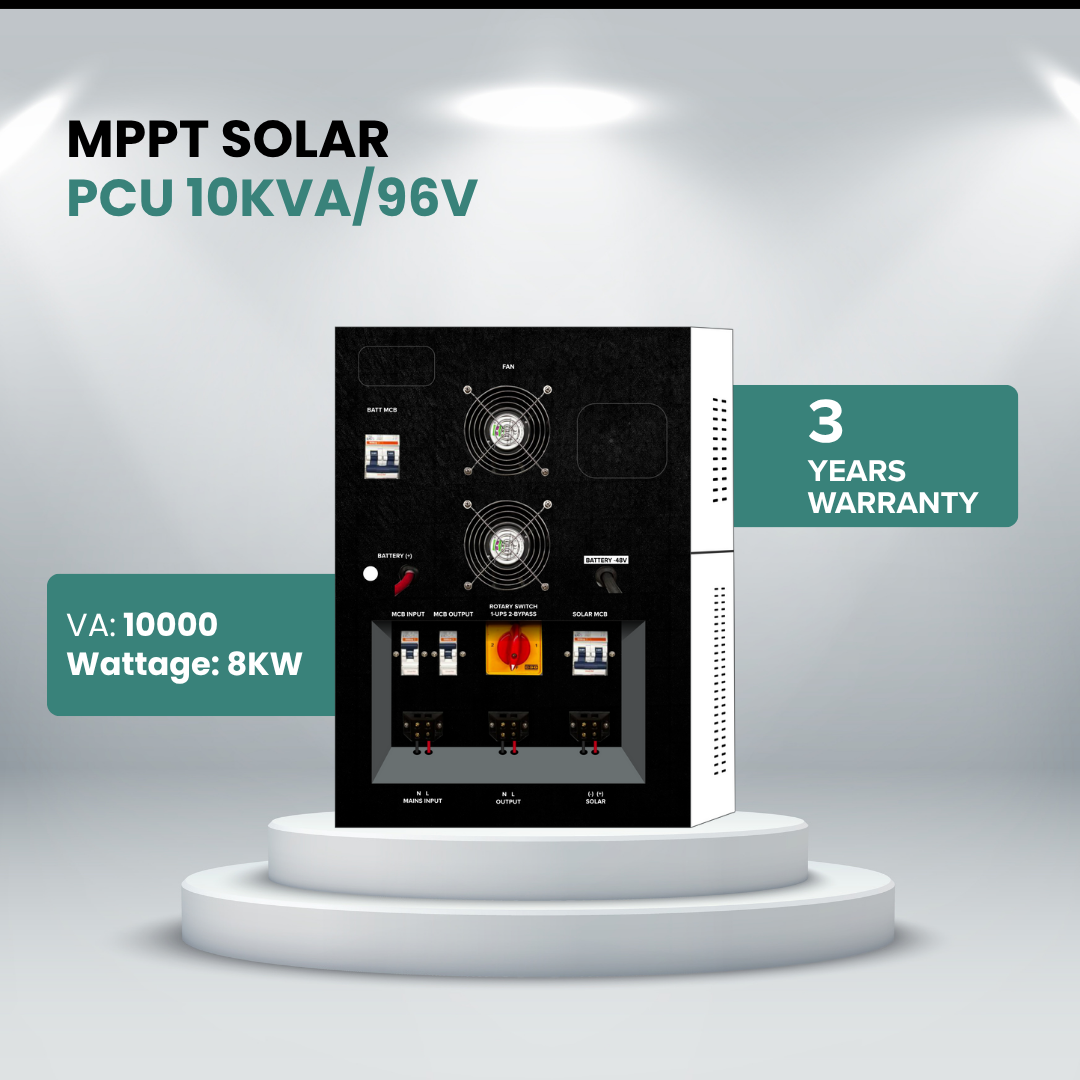 Solar Hybrid MPPT PCU 10KVA/96V