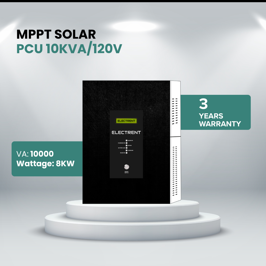 Hybrid Solar Inverter 10KVA | Solar MPPT PCU | 120V Inverter Price ...