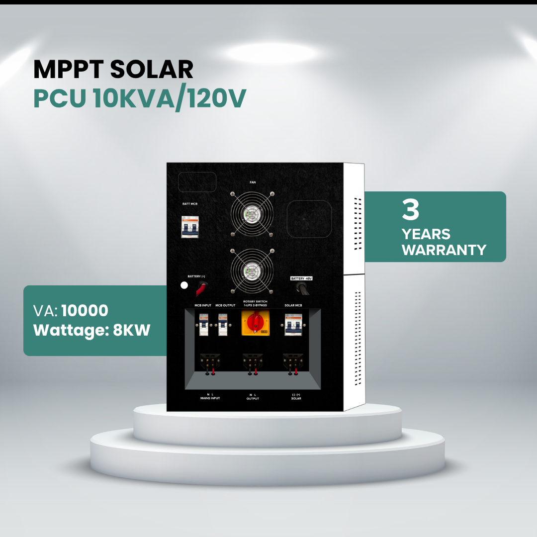 Solar Hybrid MPPT PCU 10KVA/120V