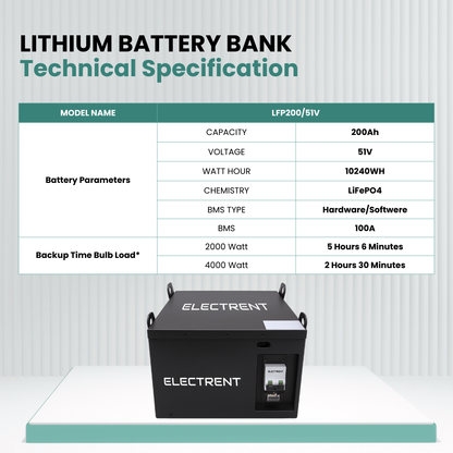 Lithium Battery LFP200/51.2V