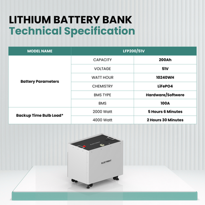 Lithium Battery LFP200/51.2V