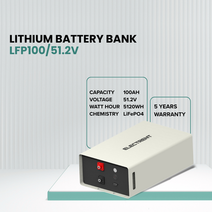Lithium Battery Bank LFP100/51.2V