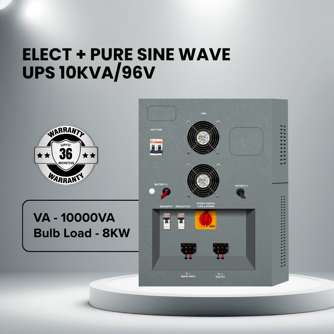 ELECT+ Pure Sine Wave UPS 10000/96V