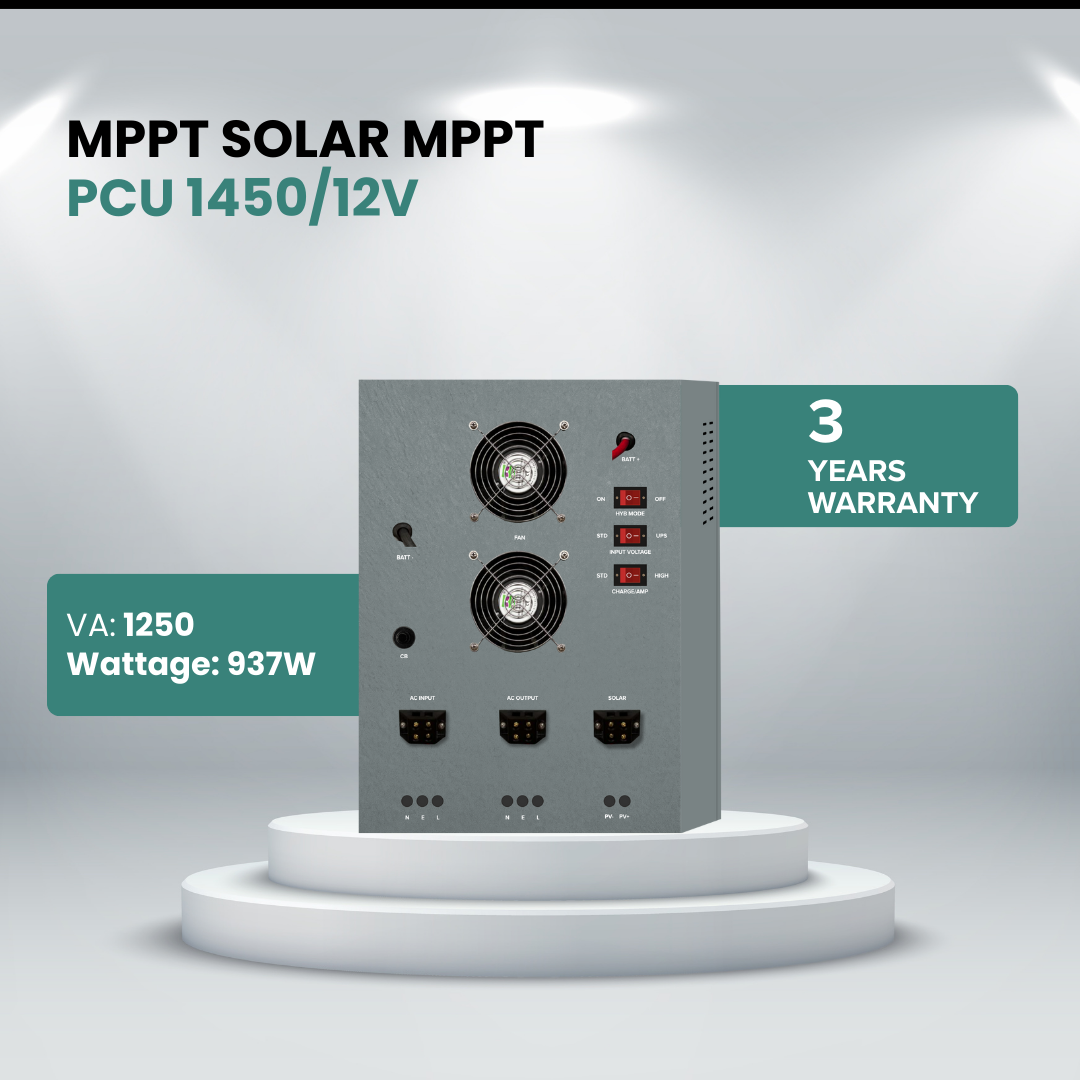 Solar Hybrid MPPT PCU 1450/12V