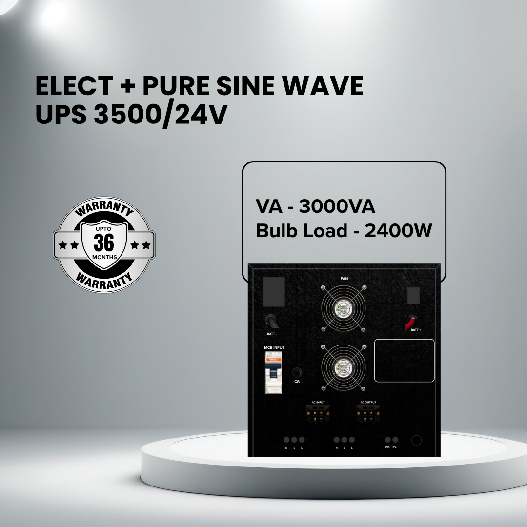 ELECT+ Pure Sine Wave UPS 3500/24V