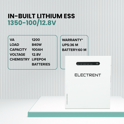 In-built Lithium ESS 1350-100/12.8V